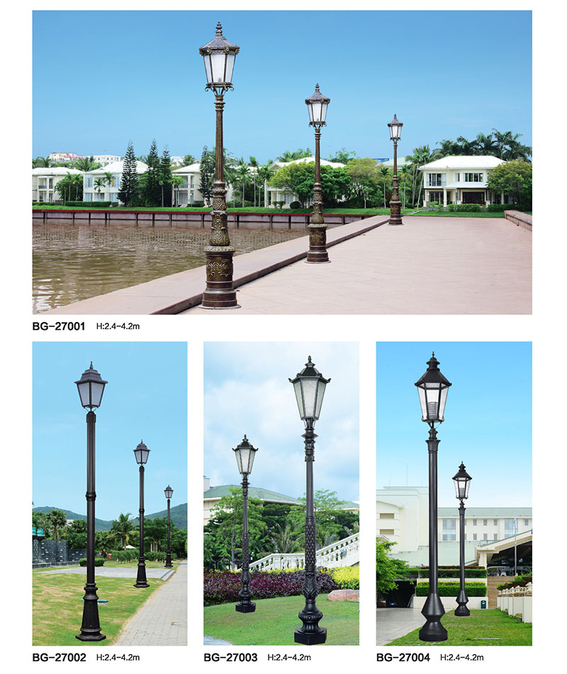QDTYD-BG270别墅花园久久久永久久久人妻精品麻豆单头欧式LED铸铝庭院灯