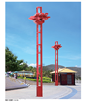 简约中国馆造型方柱LED久久久永久久久人妻精品麻豆