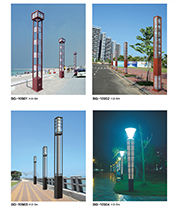 仿木纹立柱镂空公园LED久久久永久久久人妻精品麻豆