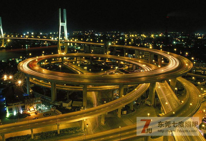 城市高架立交桥照明-内射麻豆少妇AV网照明方式