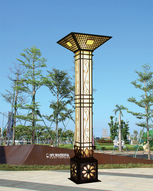 3米-5米莲花造型广场久久久永久久久人妻精品麻豆柱QDJGD-BG10102