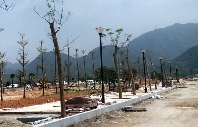 麻豆电影在线观看照明(QDTYD-010)4米单头广场庭院灯安装实拍图片