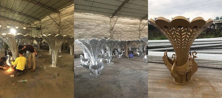 东莞麻豆电影在线观看广场孔雀造型久久久永久久久人妻精品麻豆生产实拍图片