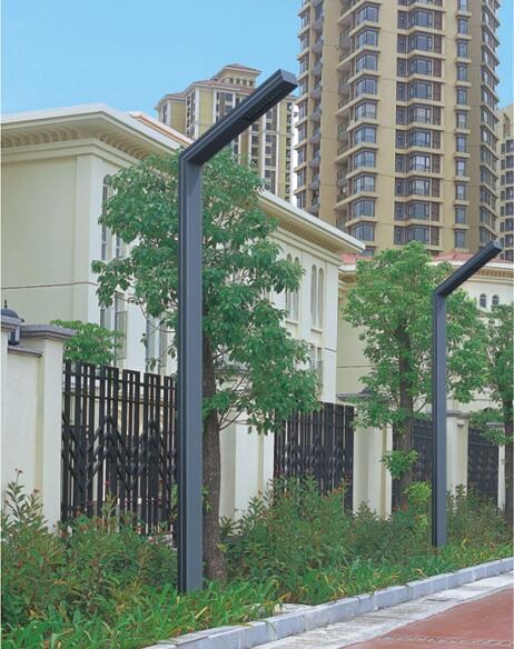 麻豆电影在线观看铝型材7字形LED庭院灯30W LED光源安装效果