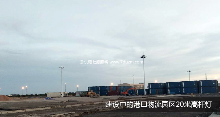 建设中的港口物流园区麻豆电影网站安装效果展示