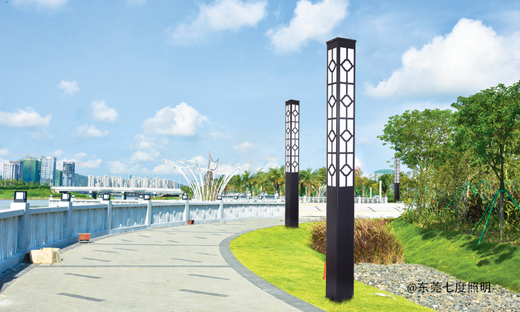城市公园安装3.5米方形久久久永久久久人妻精品麻豆柱效果图