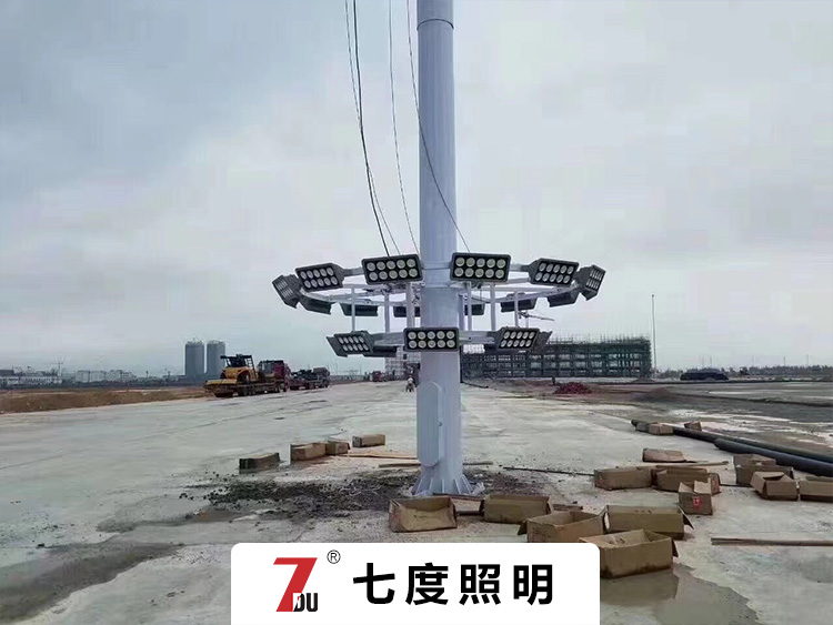 双层圆盘升降式30米22头500WLED麻豆电影网站安装现场